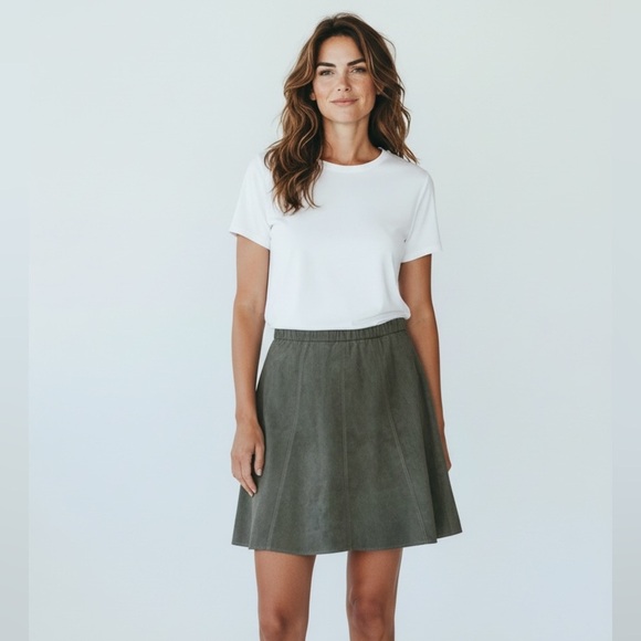 d&co Dresses & Skirts - Denim + company Olive Green Women's Skirt